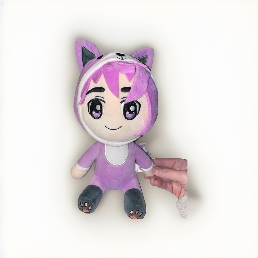 Inquisitor Master Plush Light Sleepover Bat Kitten Purple 10" Misa Anime